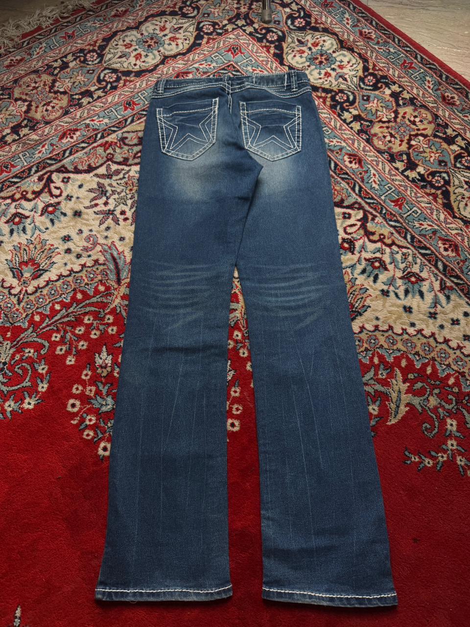 Dreammaker Hum Blue Fade BOOTCUT Fit WOMEN JEANS - 28