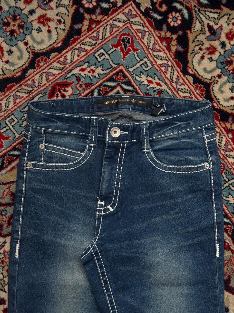 Dreammaker Hum Blue Fade BOOTCUT Fit WOMEN JEANS - 28