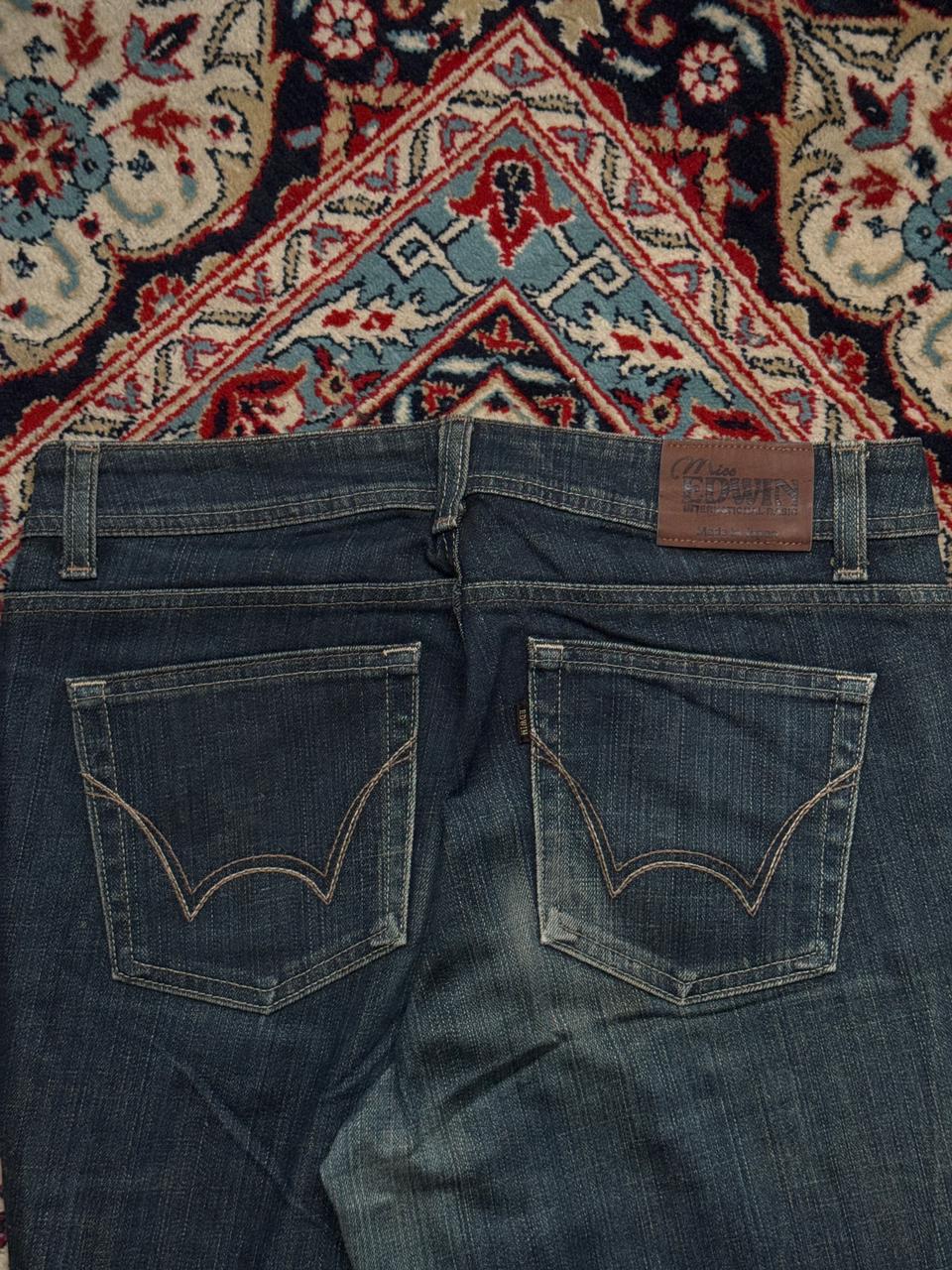 Miss Edwin International Basic Bootcut Blue Women Jeans - 30