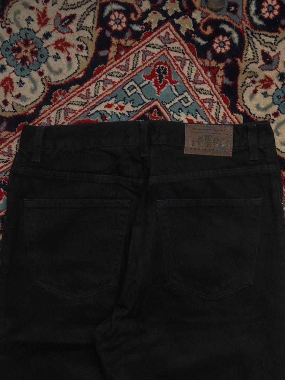 Vintage High Sierra Black Rugged Outdoor Straight Fit JEANS - 30