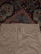 Levi's 514 Straight Fit Khaki Tan Twill Chino PANTS - 34