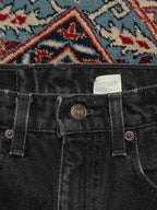 Levi's 505 Straight Fit Washed Black Workwear JEANS - 28