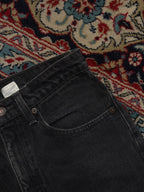 Levi's 505 Straight Fit Washed Black Workwear JEANS - 28