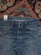 Levi's 501 Original Medium Washed Straight Fit Jeans - 34