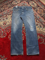 Levi's 501 Original Medium Washed Straight Fit Jeans - 34