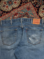 Levi’s 560 Comfort Fit Distressed Blue JEANS - 38