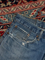 Levi’s 560 Comfort Fit Distressed Blue JEANS - 38