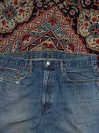 Levi’s 560 Comfort Fit Distressed Blue JEANS - 38