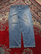 Levi’s 560 Comfort Fit Distressed Blue JEANS - 38