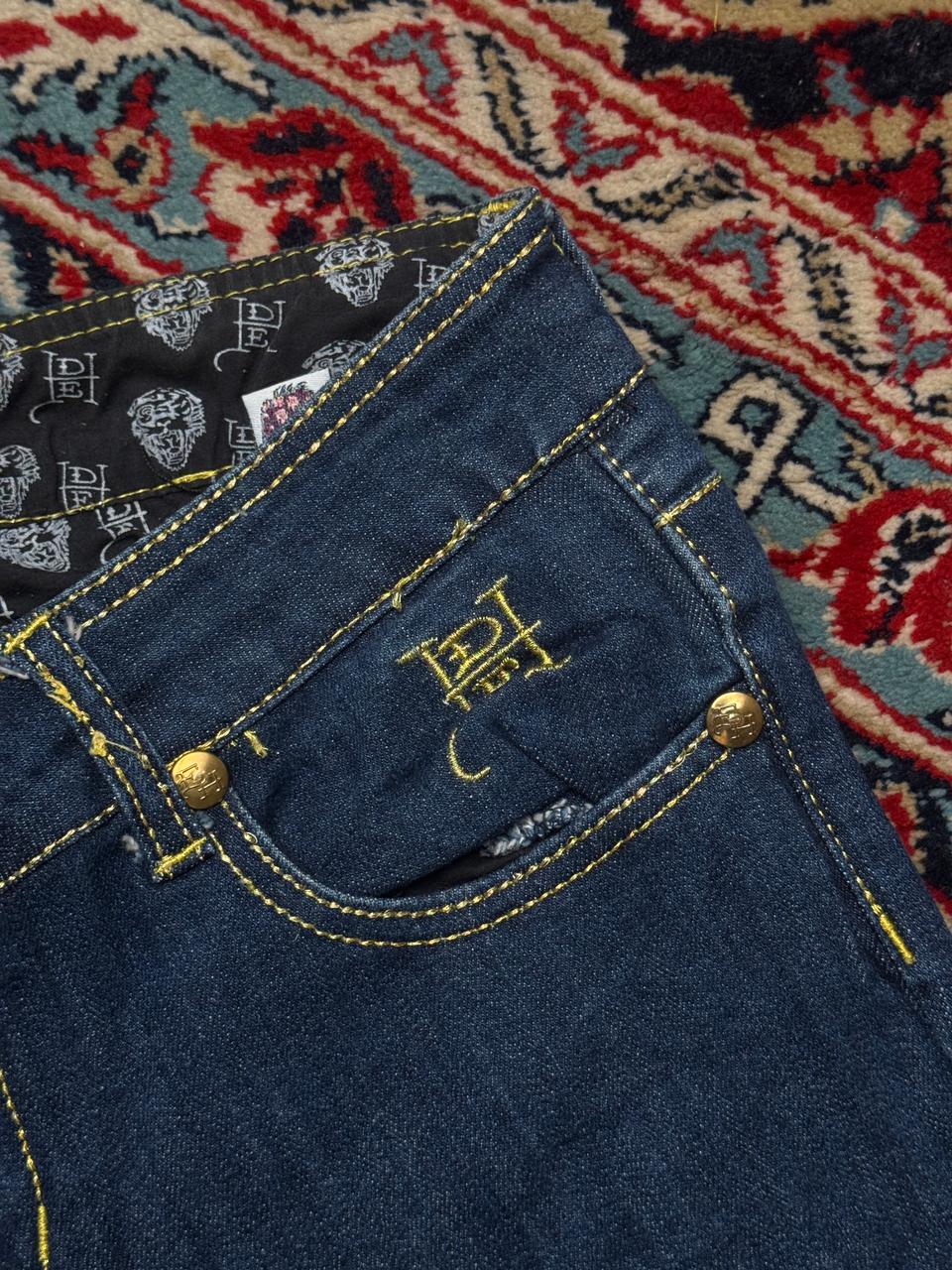 Ed Hardy by Christian Audigier Embroidered women FlareD JEANS - 28