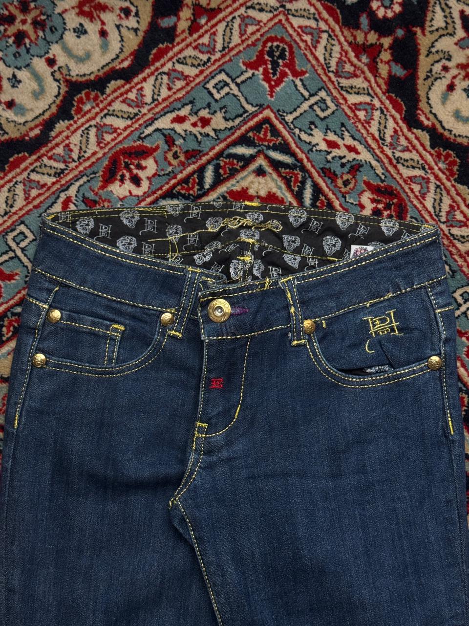 Ed Hardy by Christian Audigier Embroidered women FlareD JEANS - 28