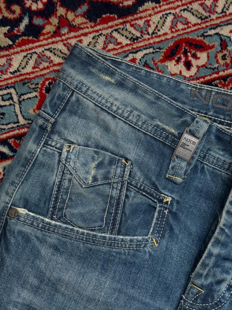 No Excess NXS BOOTCUT Fit Multi-Pocket Cargo JEANS - 34