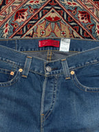 Levi's Iconic Straight Fit Blue Shorts - 36