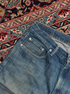 Levi's 550 Relaxed Fit Blue Shorts - 34