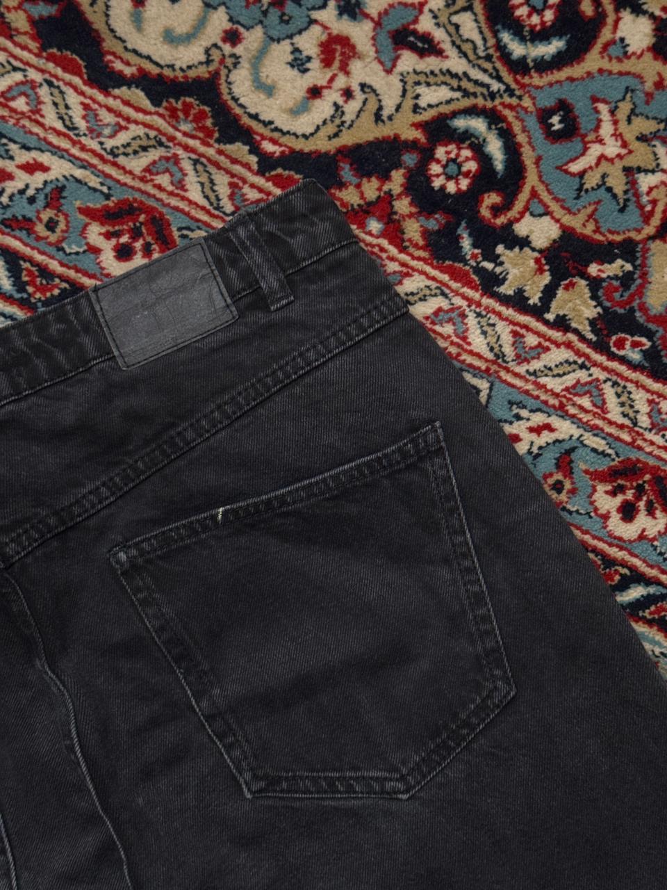 HOUSE OF DENIM BLACK STRAIGHT BOOTCUT JEANS - 32