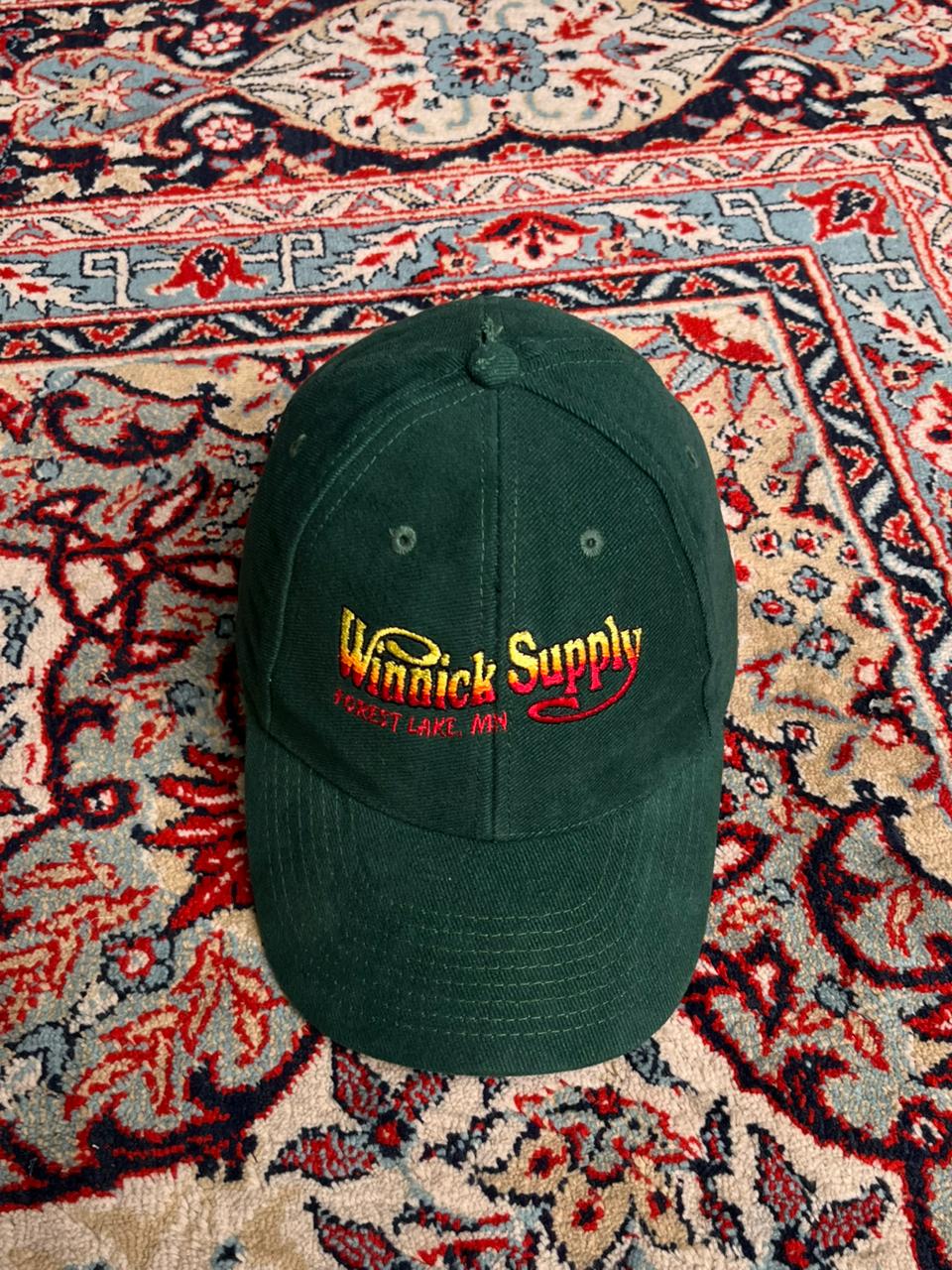 WINNICK SUPPLY FOREST LAKE MN EMBROIDERED DARK GREEN CAP