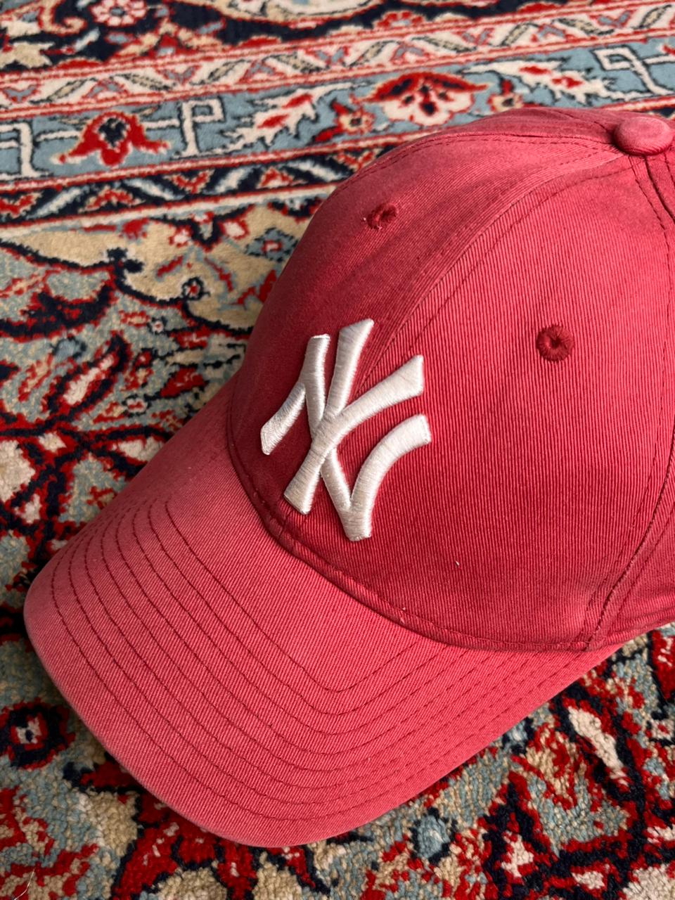 NEW ERA NEW YORK YANKEES MLB SALMON PINK ADJUSTABLE CAP