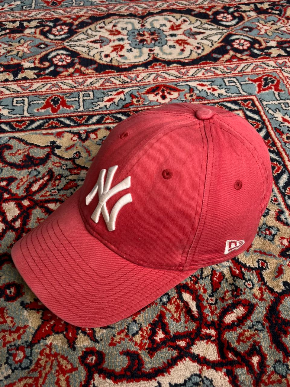 NEW ERA NEW YORK YANKEES MLB SALMON PINK ADJUSTABLE CAP
