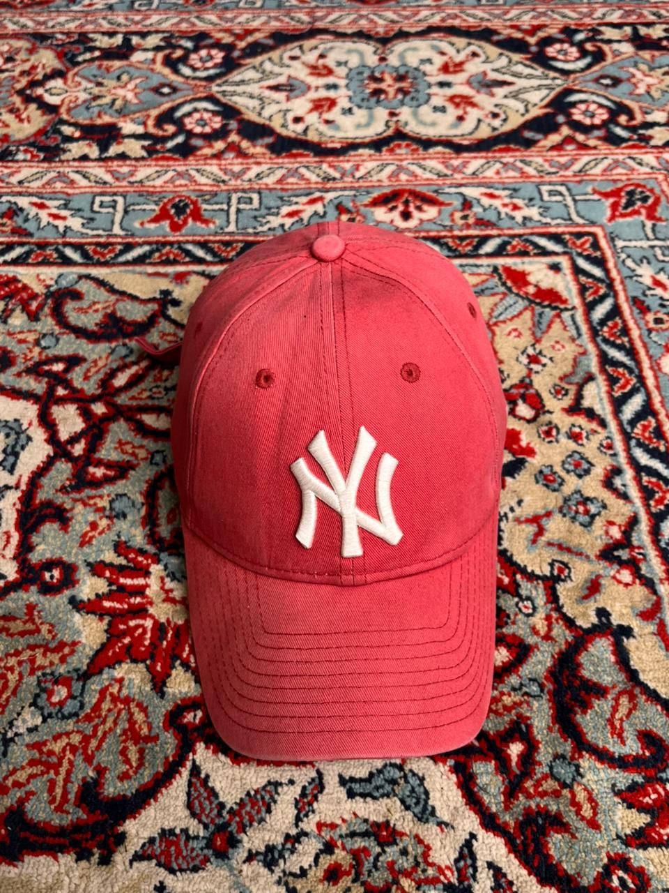 NEW ERA NEW YORK YANKEES MLB SALMON PINK ADJUSTABLE CAP