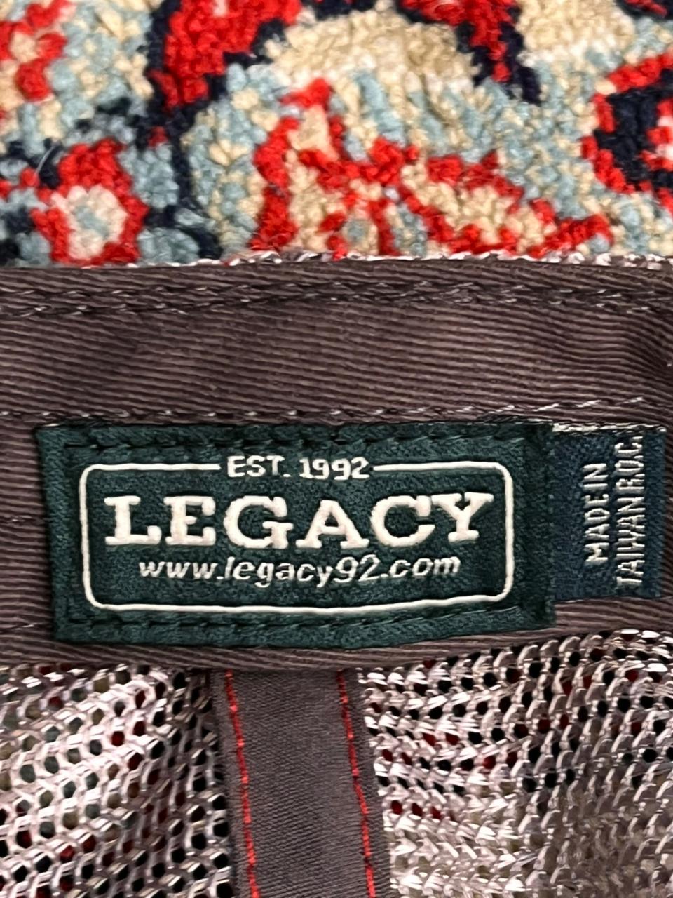 VINTAGE LEGACY CENTRAL MINNESOTA MASONRY RED GREY TRUCKER MESH CAP