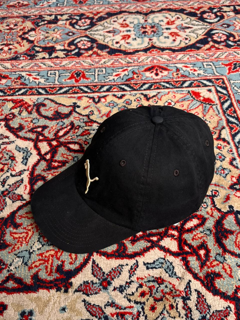 Puma SportLifestyle Black Baseball with Gold Embroidered Logo Cap