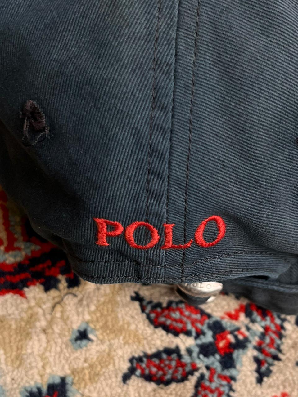 VINTAGE Polo Ralph Lauren Red Pony Logo Cap