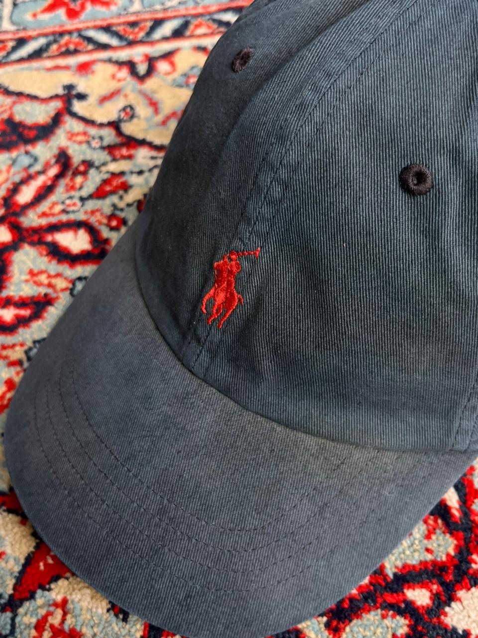 VINTAGE Polo Ralph Lauren Red Pony Logo Cap