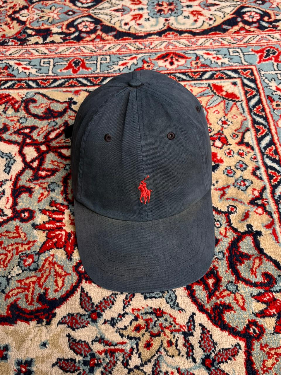 VINTAGE Polo Ralph Lauren Red Pony Logo Cap