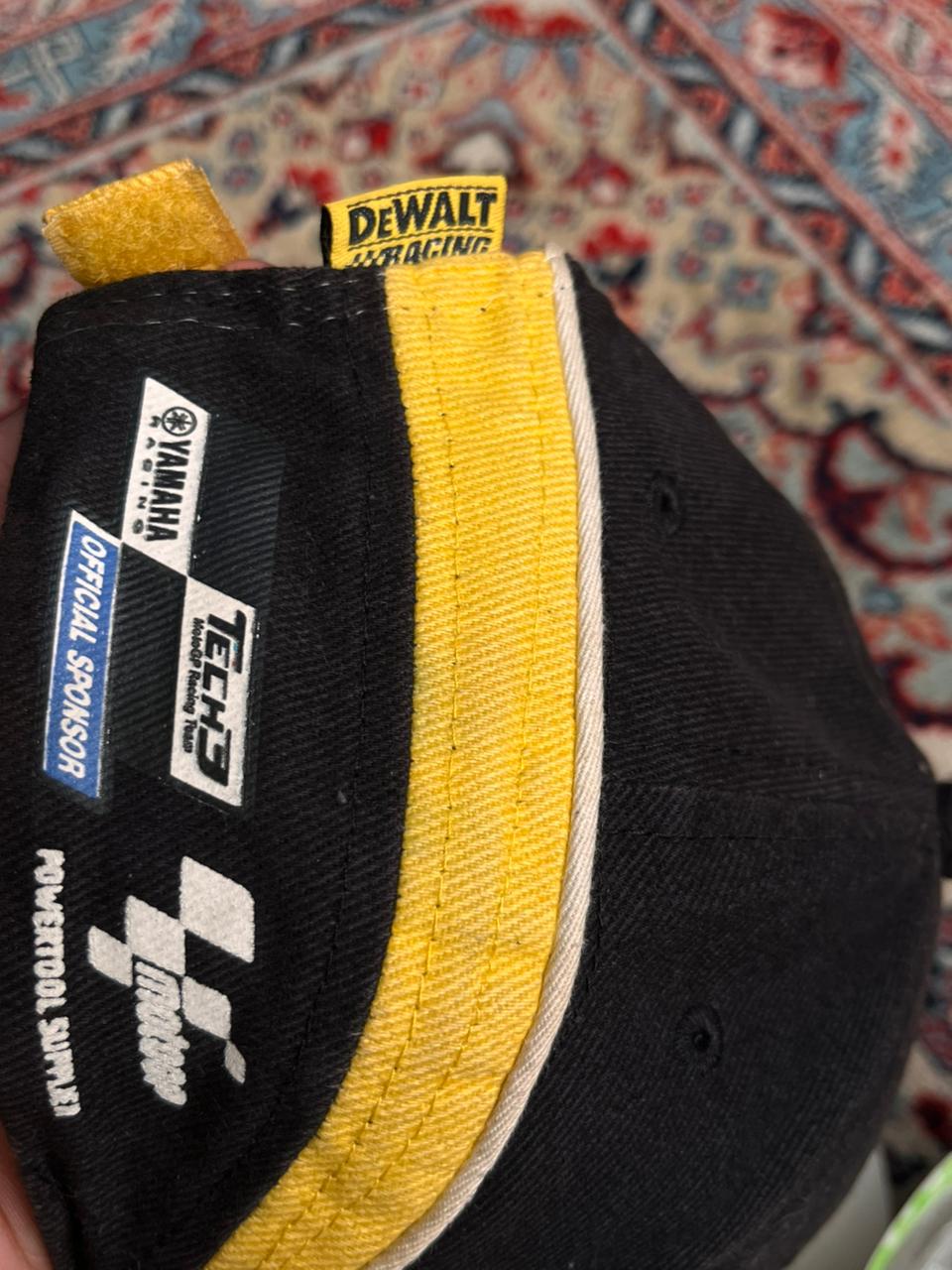 DeWalt Racing Yamaha Tech3 MotoGP Racing Team Official Sponsor Black Baseball Cap