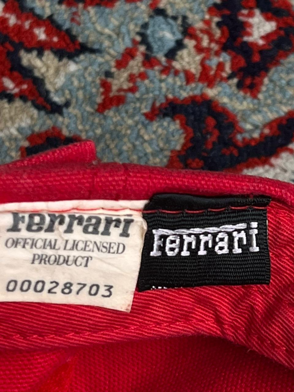 Ferrari Official Licensed Product Red Baseball Cap