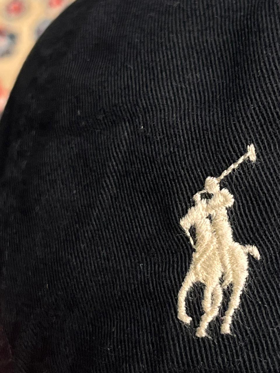 Polo Ralph Lauren Black RL-67 Script Logo Baseball Cap