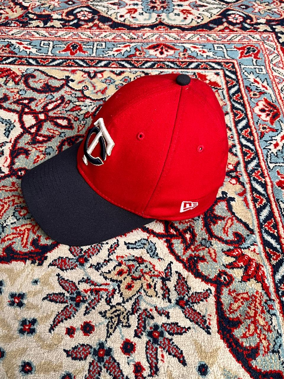 New Era MLB Minnesota Twins Red & Navy Blue Baseball Cap
