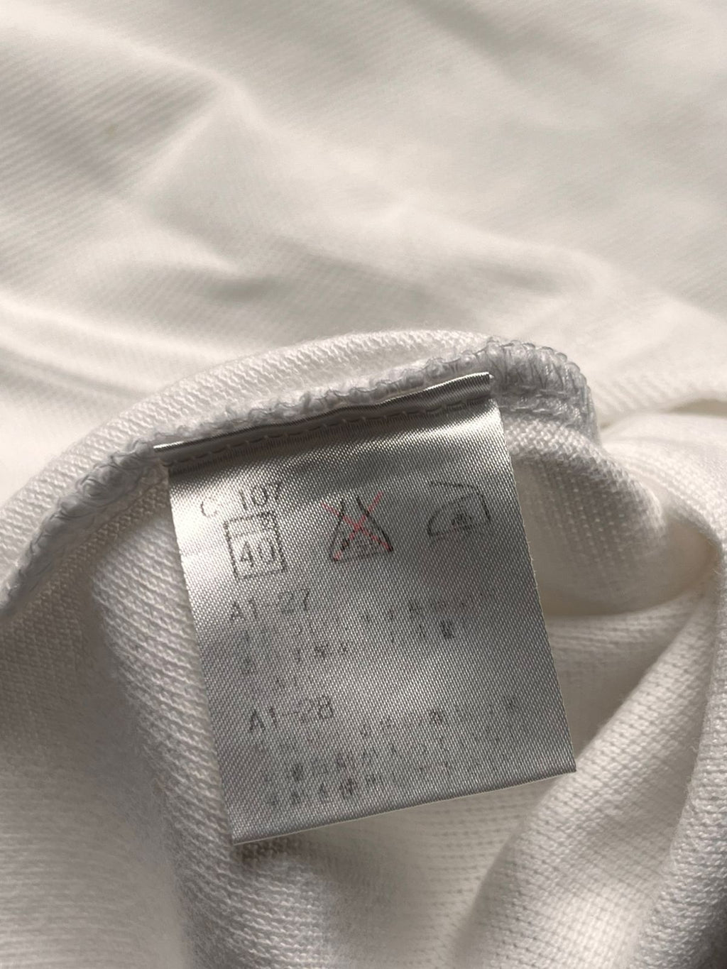 POLO RALPH LAUREN CLASSIC WHITE LUXURY POLO Women TEE - L