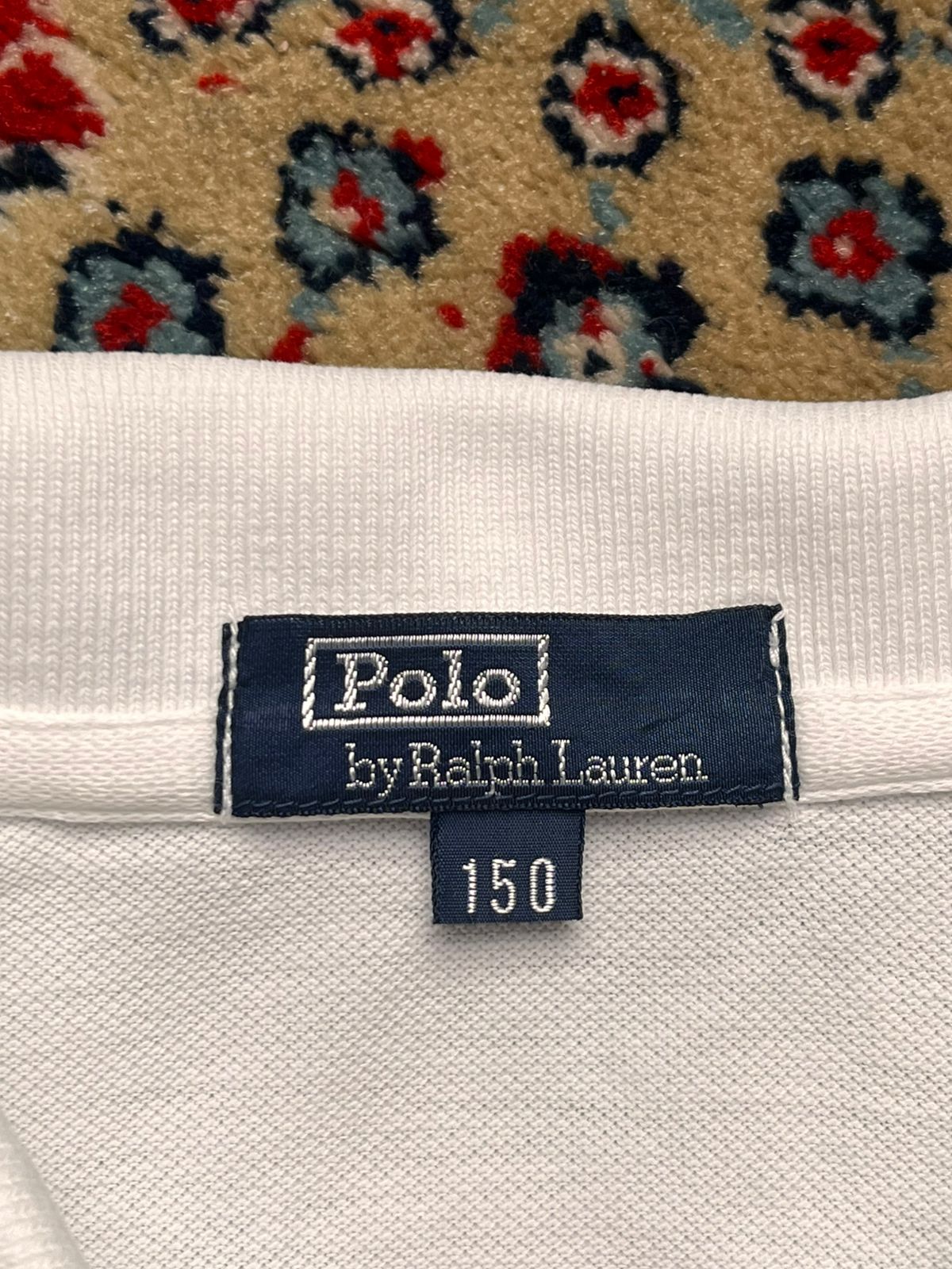 POLO RALPH LAUREN CLASSIC WHITE LUXURY POLO Women TEE - L