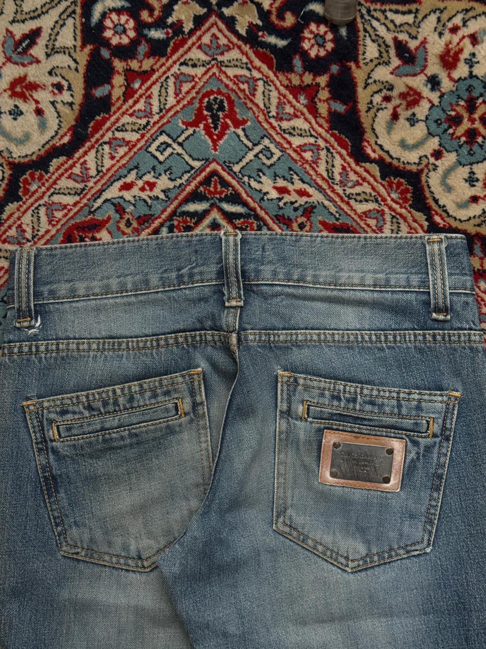 DOLCE & GABBANA Blue BOOTCUT FIT Luxury JEANS - 28