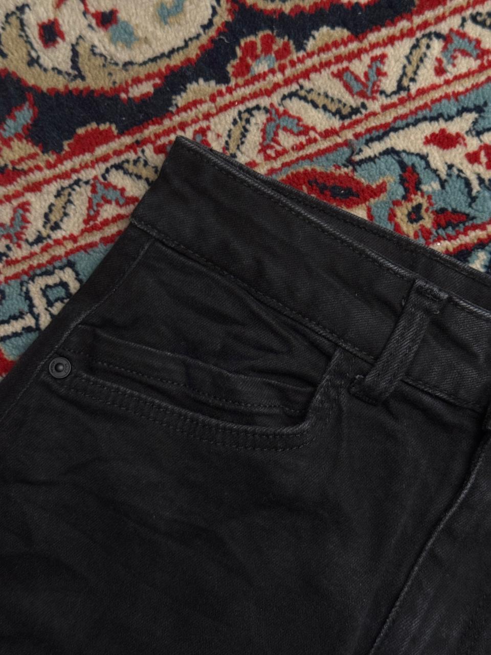 NOISY MAY Black  High Waisted Jean Skirt - 24