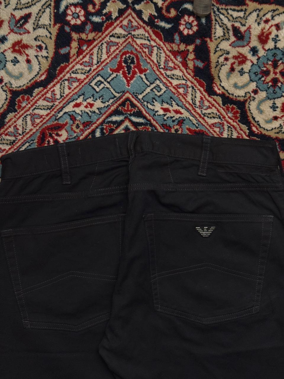 Armani Jeans AJ Black Straight FIT Chino Pants - 32