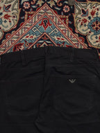 Armani Jeans AJ Black Straight FIT Chino Pants - 32