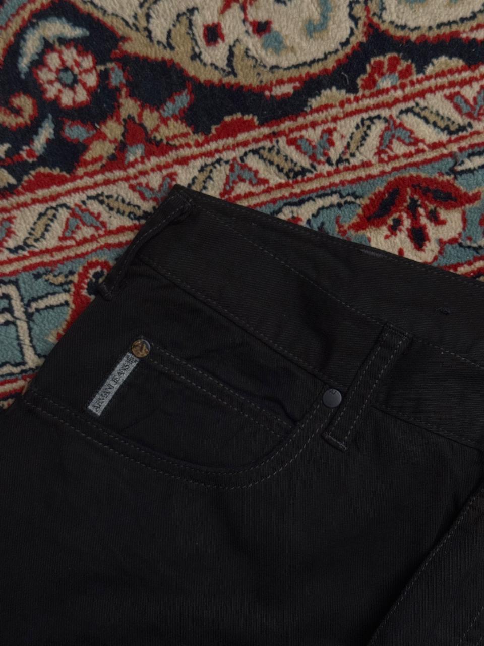Armani Jeans AJ Black Straight FIT Chino Pants - 32