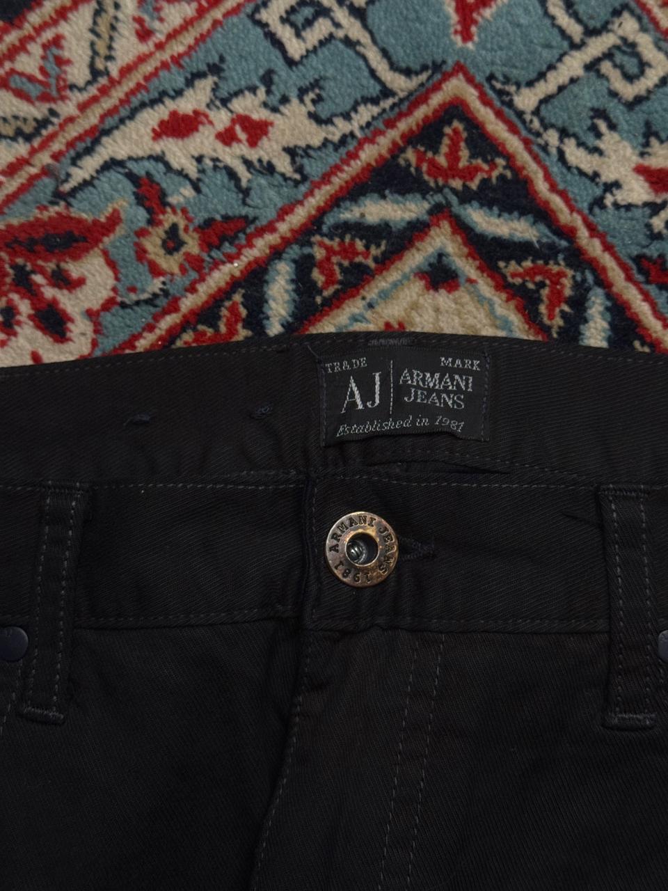 Armani Jeans AJ Black Straight FIT Chino Pants - 32
