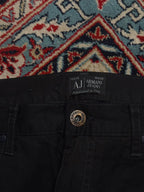 Armani Jeans AJ Black Straight FIT Chino Pants - 32
