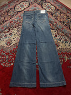 Sweet Camel Distressed Wide FIT FlareD Blue Jeans - 28