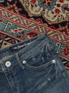 Sweet Camel Distressed Wide FIT FlareD Blue Jeans - 28