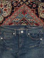 Sweet Camel Distressed Wide FIT FlareD Blue Jeans - 28