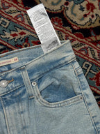LEVI'S  LIGHT WASH HIGH WAISTED CROP FLARED JEANS - 24
