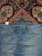 LEVI'S 501 ORIGINAL STRAIGHT FIT MEDIUM WASH JEANS - 40