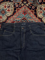 Clubby Jeans Traditional High Quality Dark Wash Contrast Stitch JEANS - 32