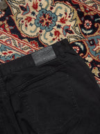 Lauren Jeans Co Ralph Lauren Black Straight FIT JEANS - 38