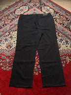 Lauren Jeans Co Ralph Lauren Black Straight FIT JEANS - 38