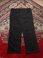 Lauren Jeans Co Ralph Lauren Black Straight FIT JEANS - 38